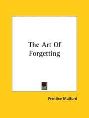 Tapa de The Art Of Forgetting