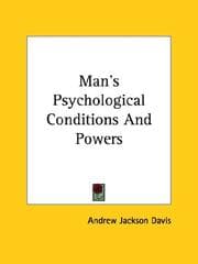 Tapa de Man's Psychological Conditions And Powers