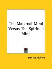 Tapa de The Maternal Mind Versus The Spiritual Mind