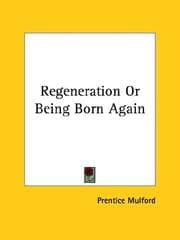 Tapa de Regeneration Or Being Born Again