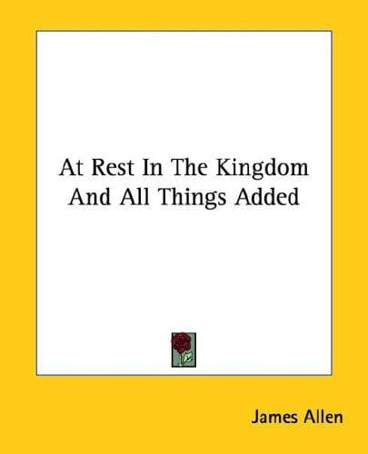 Tapa de At Rest In The Kingdom And All Things Added