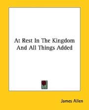 Tapa de At Rest In The Kingdom And All Things Added