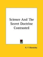 Tapa de Science And The Secret Doctrine Contrasted