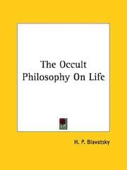 Tapa de The Occult Philosophy On Life