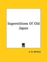 Tapa de Superstitions Of Old Japan