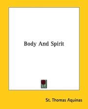 Tapa de Body And Spirit