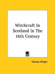Tapa de Witchcraft In Scotland In The 16th Century