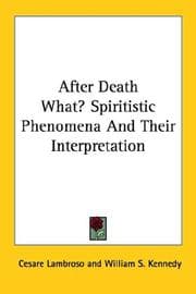 Tapa de After Death What? Spiritistic Phenomena And Their Interpretation