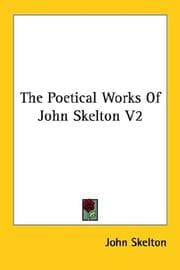 Tapa de The Poetical Works Of John Skelton