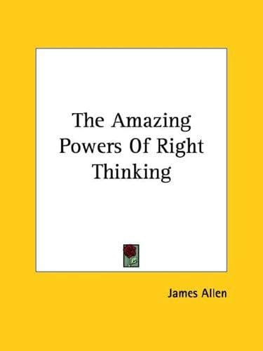 Tapa de The Amazing Powers of Right Thinking