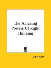 Tapa de The Amazing Powers of Right Thinking