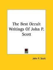Tapa de The Best Occult Writings Of John P. Scott