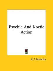 Tapa de Psychic And Noetic Action