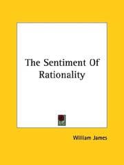 Tapa de The Sentiment of Rationality