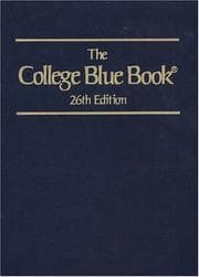 Tapa de The College Blue Book (26th ed. 5 Vol Set)