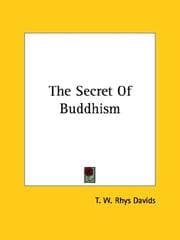 Tapa de The Secret Of Buddhism