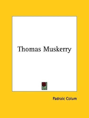 Tapa de Thomas Muskerry