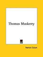 Tapa de Thomas Muskerry