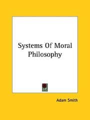 Tapa de Systems Of Moral Philosophy