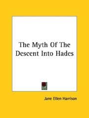 Tapa de The Myth of the Descent into Hades