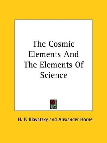 Tapa de The Cosmic Elements And The Elements Of Science