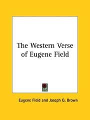 Tapa de The Western Verse of Eugene Field