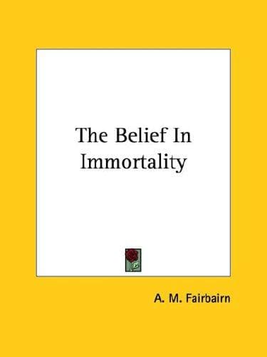 Tapa de The Belief In Immortality
