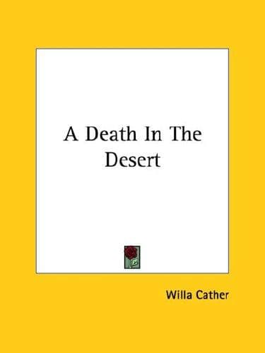 Tapa de A Death In The Desert