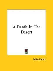 Tapa de A Death In The Desert