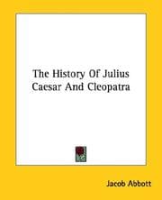 Tapa de The History Of Julius Caesar And Cleopatra