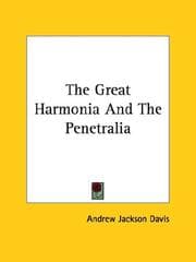 Tapa de The Great Harmonia And The Penetralia