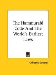 Tapa de The Hammurabi Code And The World's Earliest Laws