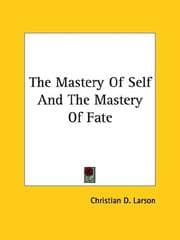 Tapa de The Mastery Of Self And The Mastery Of Fate