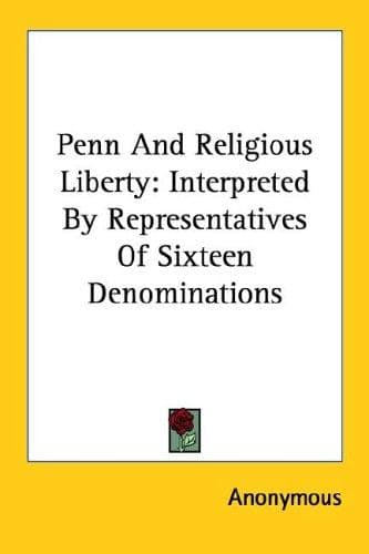 Tapa de Penn And Religious Liberty