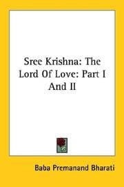 Tapa de Sree Krishna: The Lord Of Love