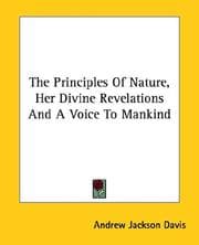 Tapa de The principles of nature, her divine revelations, and a voice to mankind