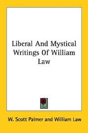 Tapa de Liberal And Mystical Writings Of William Law
