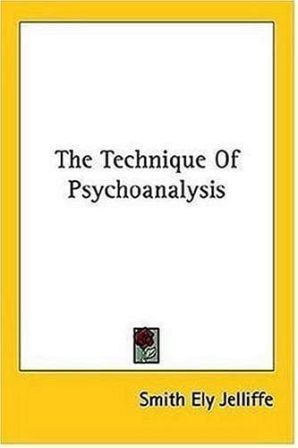 Tapa de The Technique Of Psychoanalysis