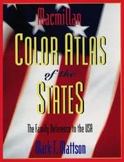 Tapa de Macmillan Color Atlas of the States