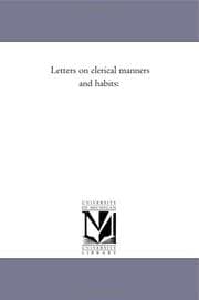 Tapa de Letters on Clerical Manners and Habits