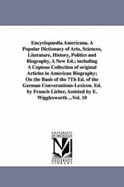 Tapa de Encyclopaedia Americana: A Popular Dictionary of Arts, Sciences, Literature ..