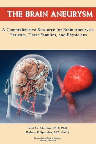 Tapa de The brain aneurysm