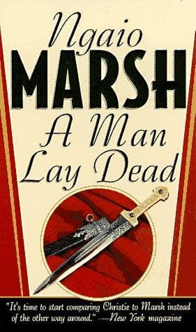 Tapa de A Man Lay Dead
