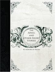 Tapa de The Adieu, and Other Short Stories
