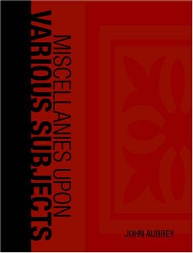 Tapa de Miscellanies Upon Various Subjects (Large Print Edition)