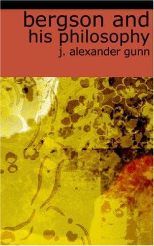 Tapa de Bergson and His Philosophy