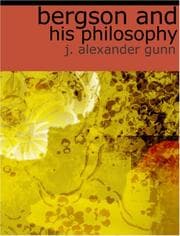 Tapa de Bergson and His Philosophy