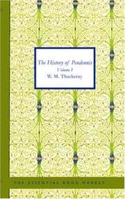 Tapa de The History of Pendennis, Volume I