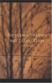 Tapa de Suppliant Maidens and Other Plays