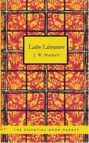 Tapa de Latin literature